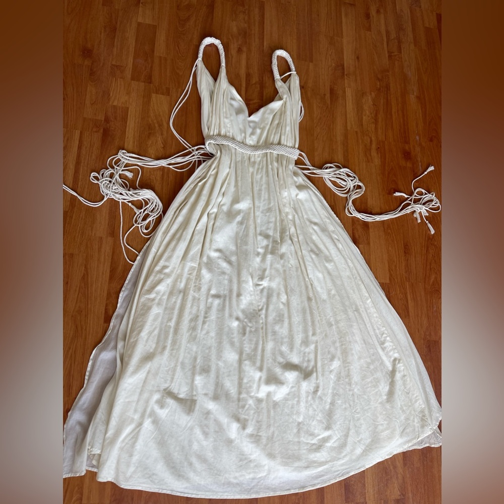 Aya Sacred Wear Boho Beach Macrame Wedding Dress - multi-way bohemian dress. - Picture 7 of 9